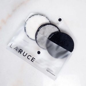 LARUCE Face Disks Reusable Washable Makeup Remover Pads Wipes Set of Three NEW